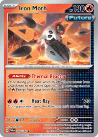 Iron Moth - 028/182 - Holo Rare - Inglés