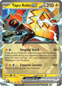 Tapu Koko ex - 068/182 - Ultra Rare - Inglés