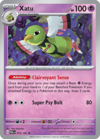 Xatu - 072/182 - Holo Rare - Inglés