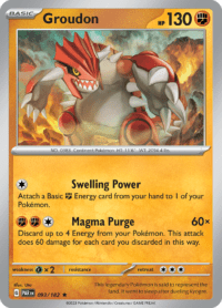 Groudon - 093/182 - Holo Rare - Inglés
