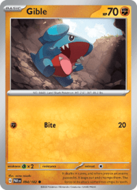 Gible - 094/182 - Common - Inglés