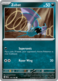 Zubat - 110/182 - Common - Inglés