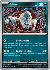 Absol - 113/182 - Uncommon - Inglés