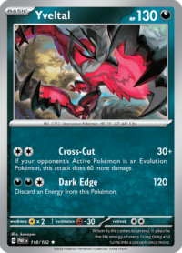 Yveltal - 118/182 - Holo Rare - Inglés