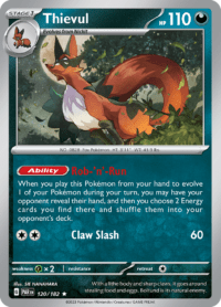 Thievul - 120/182 - Holo Rare - Inglés