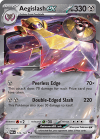 Aegislash ex - 135/182 - Ultra Rare - Inglés