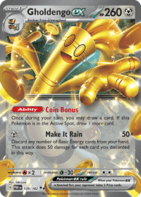Gholdengo ex - 139/182 - Ultra Rare - Inglés