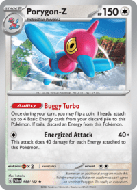Porygon-Z - 144/182 - Holo Rare - Inglés