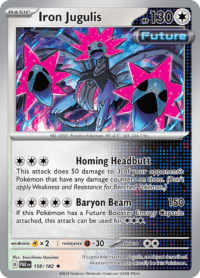 Iron Jugulis - 158/182 - Holo Rare - Inglés
