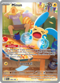 Minun - 194/182 - Illustraion Rare - Inglés