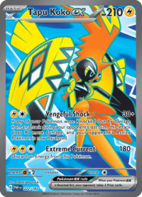 Tapu Koko ex - 222/182 - Full Art Secret Rare - Inglés