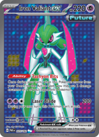 Iron Valiant ex - 225/182 - Full Art Secret Rare - Inglés