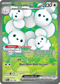 Maushold ex - 233/182 - Full Art Secret Rare - Inglés