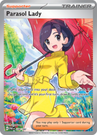 Parasol Lady - 238/182 - Full Art Secret Rare - Inglés