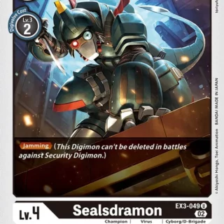 Sealsdramon - EX3-049 - U