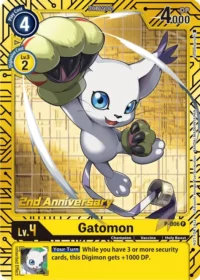 Gatomon - P-006 (2nd Anniversary Card Set) - Promo