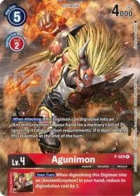 Agunimon - P-029 (2nd Anniversary Frontier Card) - Promo