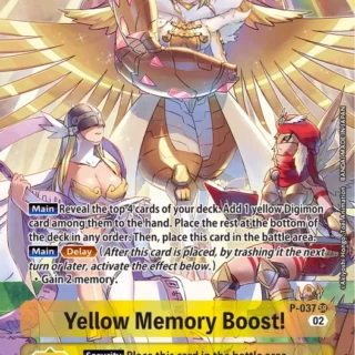 Yellow Memory Boost (Alternate Art) - P-037