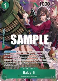 Baby 5 (Alternate Art) - OP05-034 - Rare