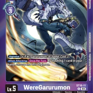 WereGarurumon - ST16-11 - Rare (Gift Box 2023 Promo)