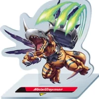 Figura Acrilica Digimon + contadores (Gift Box 2023) - MetalGreymon