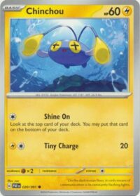 Chinchou - 020/091 - Common - Inglés