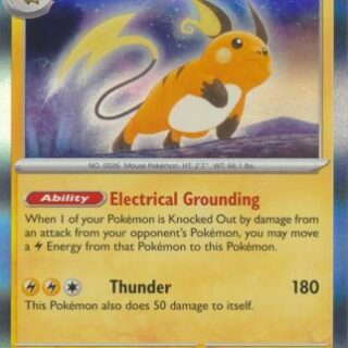 Raichu - 019/091 - Holo Rare - Inglés