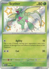 Scyther - 095/091 - Shiny Rare - Inglés