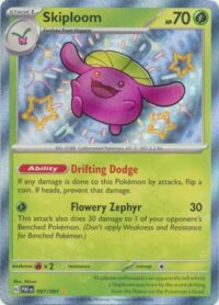 Skiploom - 097/091 - Shiny Rare - Inglés