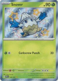 Snover - 100/091 - Shiny Rare - Inglés
