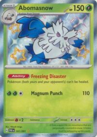 Abomasnow - 101/091 - Shiny Rare - Inglés