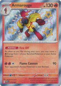 Armarouge - 115/091 - Shiny Rare - Inglés