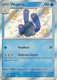 Wugtrio - 122/091 - Shiny Rare - Inglés