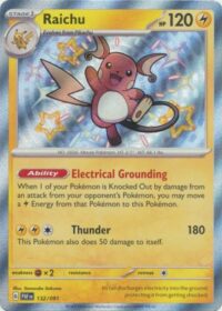 Raichu - 132/091 - Shiny Rare - Inglés