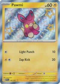 Pawmi - 142/091 - Shiny Rare - Español