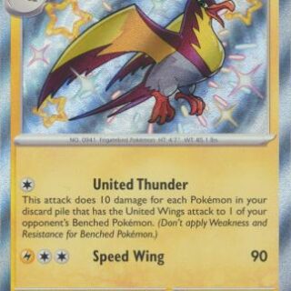 Kilowattrel - 146/091 - Shiny Rare - inglés