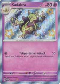 Kadabra - 149/091 - Shiny Rare - Inglés