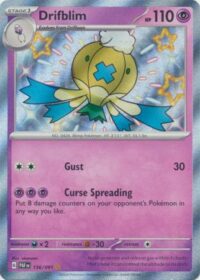 Drifblim - 156/091 - Shiny Rare - Español