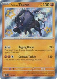 Paldean Tauros - 172/091 - Shiny Rare - Español