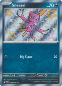 Sneasel - 182/091 - Shiny Rare - Inglés