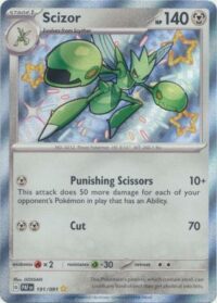 Scizor - 191/091 - Shiny Rare - Inglés