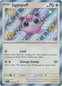Jigglypuff - 198/091 - Shiny Rare - Inglés