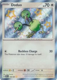 Doduo - 199/091 - Shiny Rare - español