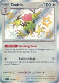 Dodrio - 200/091 - Shiny Rare - Español