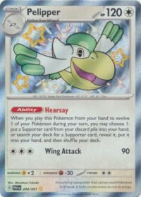 Pelipper - 204/091 - Shiny Rare - Español