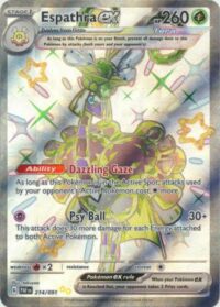 Espathra ex - 214/091 - Shiny Ultra Rare - Inglés