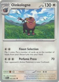 Oinkologne - 072/091 - Uncommon - Inglés
