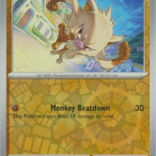 Mankey - 045/091 - Common Reverse Holo - Inglés