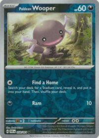 Paldean Wooper - 058/091 - Common Reverse Holo - Inglés