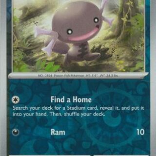 Paldean Wooper - 058/091 - Common Reverse Holo - Inglés